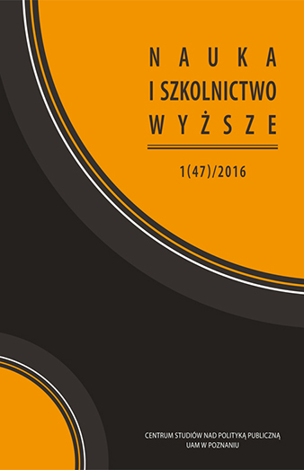 Krystian Szadkowski and Marek Kwiek edited a new issue of „Science and Higher Education” (Nauka i Szkolnictwo Wyższe) – available now, online and in print, 282 pages