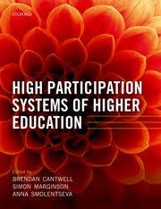 Antonowicz and Kwiek, three chapters in Simon Marginson’s book on “High Participation Systems of Higher Education” (Oxford University Press)!