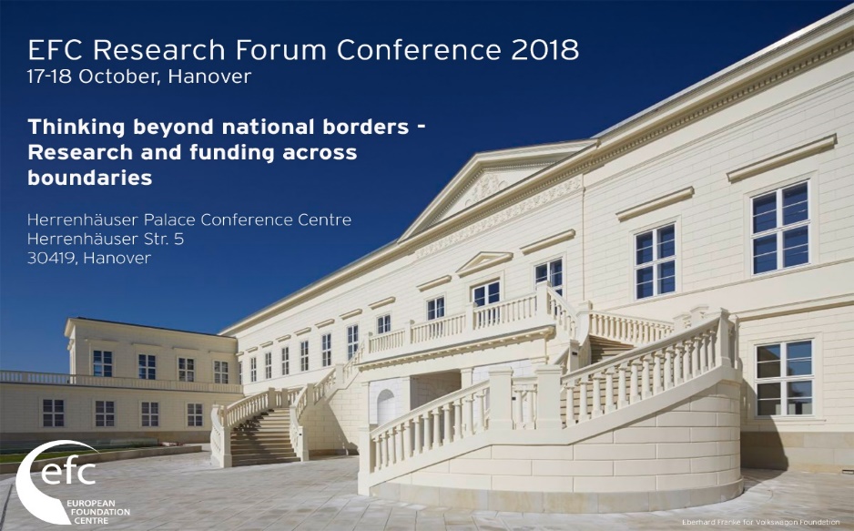 Marek Kwiek invited to give an opening Keynote Speech at the EFC Research Forum Conference 2018 in Hannover funded by the Volkswagen Foundation
