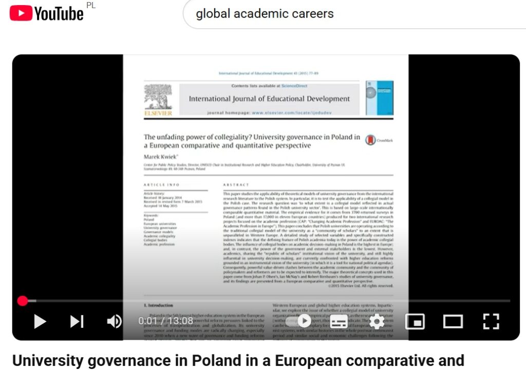 24 artykuły z Centrum omówione przez sztuczną inteligencję: „Global Academic Careers” na YouTube, wraz z dyskusjami DeepDive, ponad 1000 wyświetleń!