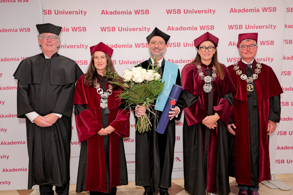 Honoris Causa Doctorate granted to prof. Marek Kwiek, the CPPS Director by WSB University!